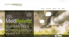 Desktop Screenshot of cannamedical.com