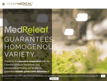 Tablet Screenshot of cannamedical.com